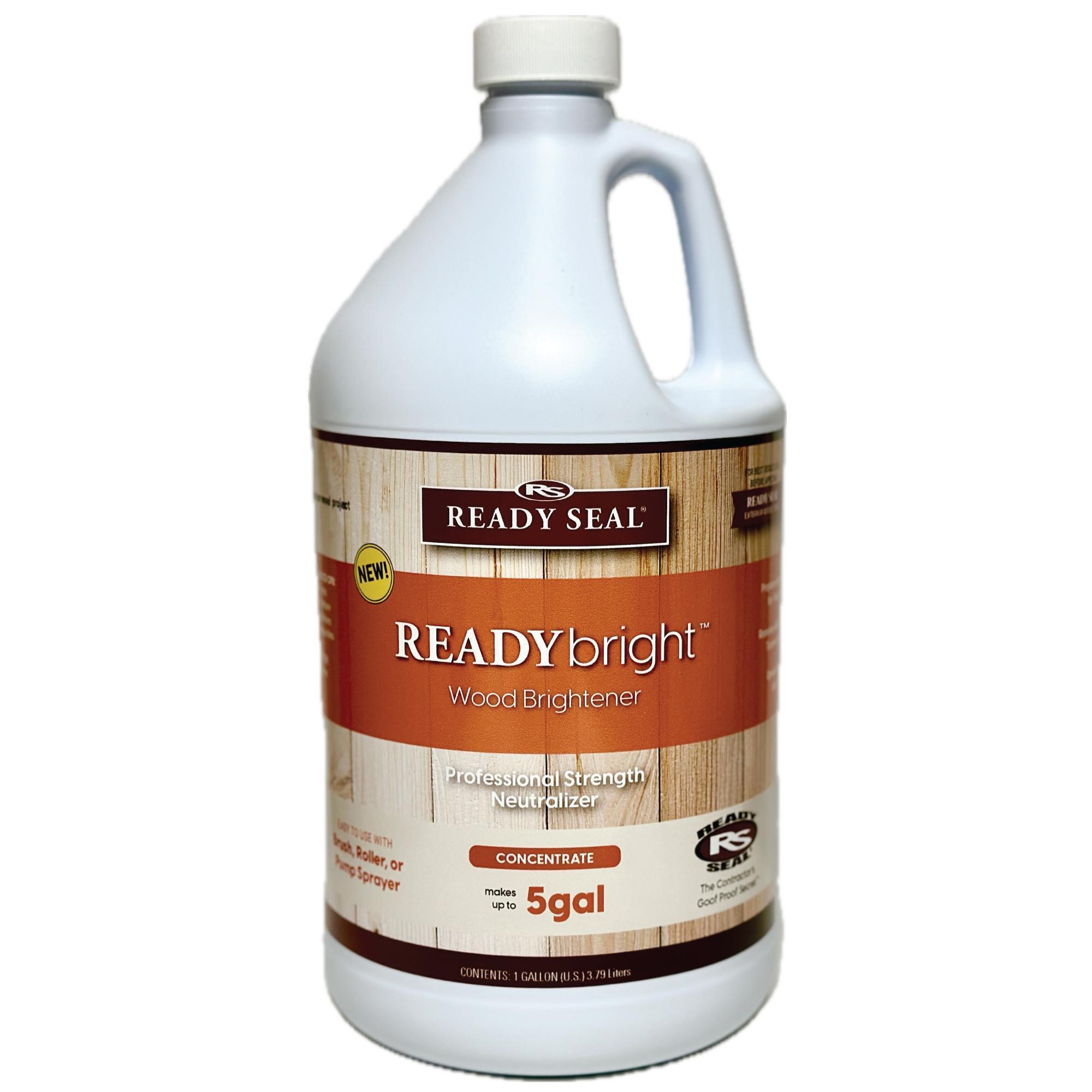 READY SEAL READYbright Wood Brightener, 1-Gal. Concentrate, Makes 5 Gal., Model# 410
